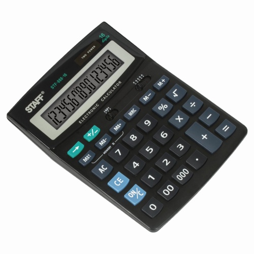 Калькулятор настольный Staff STF-888-16 16 разрядов 250183 фото 10